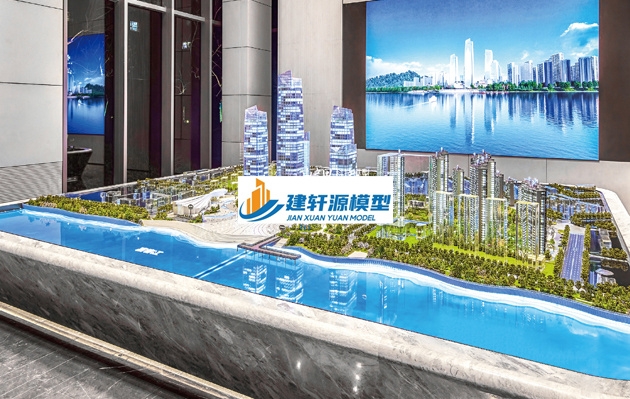 榕江富春-金茂星外滩模型
