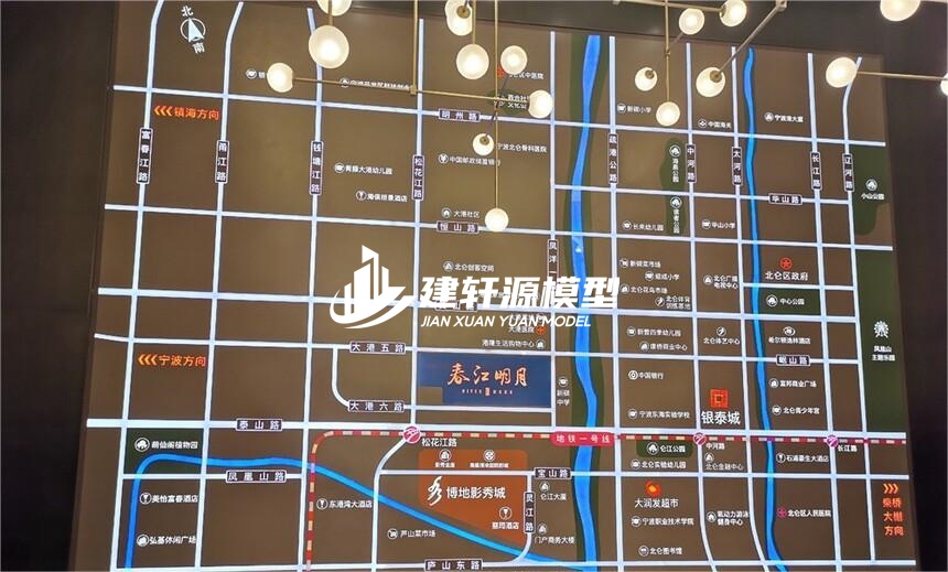 榕江房产壁挂模型