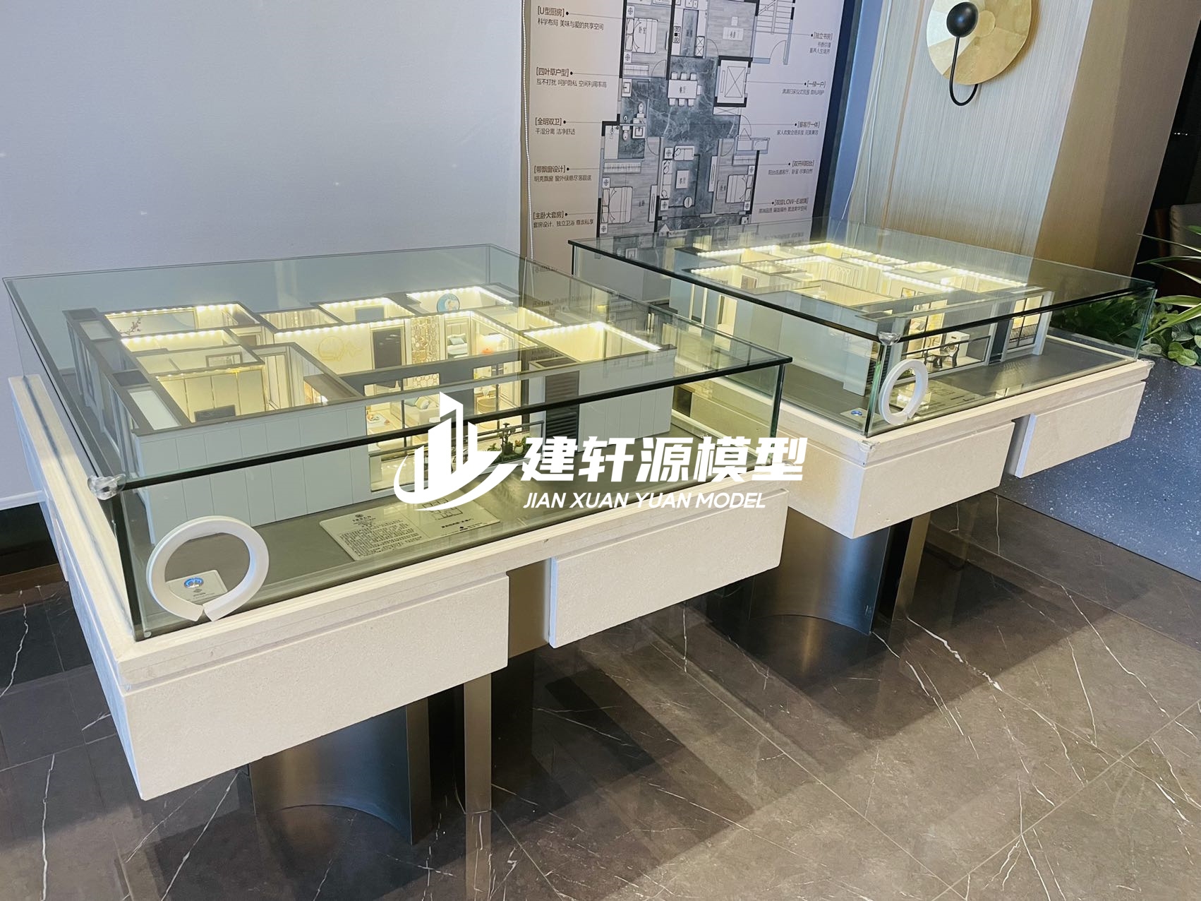榕江中梁地产户型模型制作